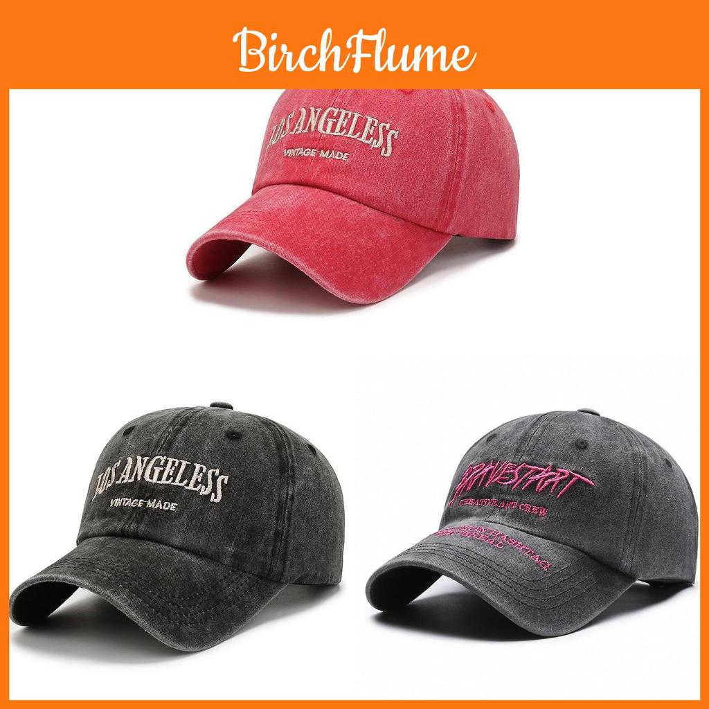 Water Washed Cotton Embroidered Baseball Cap With Adjustable Fit For Outdoor Sun Protection