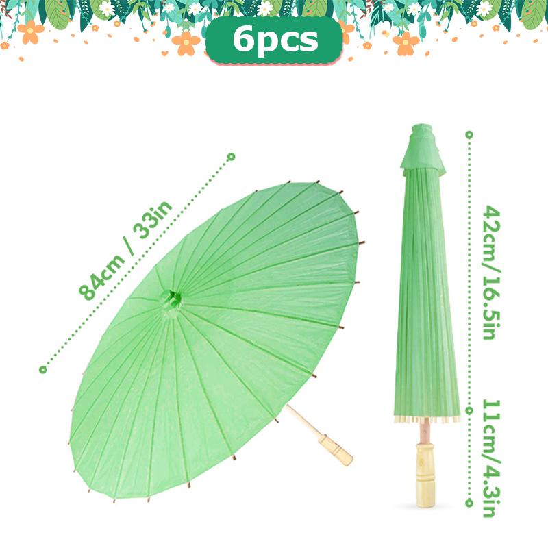 1/3/6pcs Wedding Paper Umbrellas Chinese Parasol Paper Umbrellas Rustic Photography Props Baby Shower Party Wedding Decoration