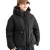 Korean Style Quilted Hooded Jacket with Plaid Lining and Large Pockets – Warm Cotton Bread Coat