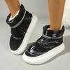 Fashion Women's Waterproof Down Cotton Padded Shoes Warm Plush Thick Bottom Snow Boots Women 2025 Platform Non-Slip Winter Ankle Boots