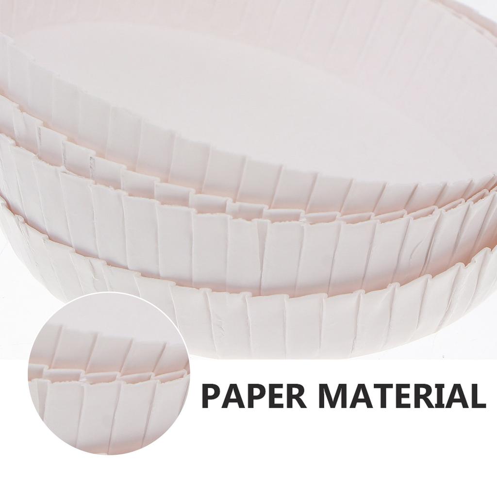 100Pcs Disposable Paper Cup Lids Safe Material Disposable Cup Covers for Coffee Tea Juice Bars Restaurants Cafes