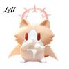 Heart Warming Gift for Holidays Cute 3D Printed Cat Figurine Cartoon Desk Ornament with Playful Mouth Covering Novelty Birthday Design Compact