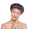 Useful Shower Hat Reusable Waterproof Double Layer Easy To Clean Quick Drying Bath Hat Household Supplies