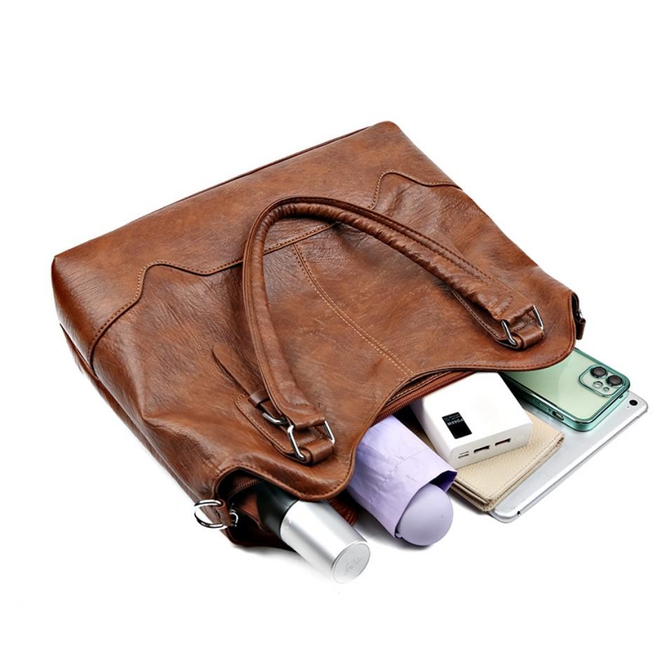 Luxuriöse Lässige Tote Damen Tasche Hochwertiges Leder Damen Handtaschen für Frauen Neue Schulter Crossbody Taschen Designer