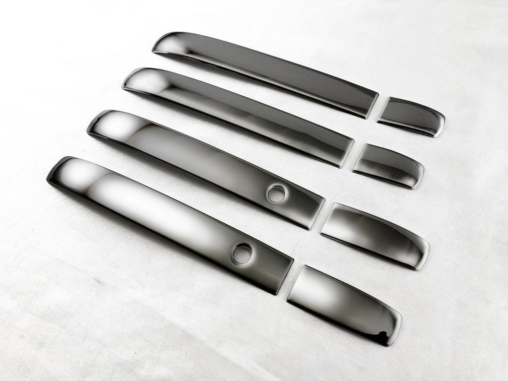 BRIGHTZ Custom Stainless Steel Door Handle Cover Half Cover Type JF N-BOX JF3/JF4 Knob, Black, [DHC-NOBU-443] 3/JF 4/NBOX