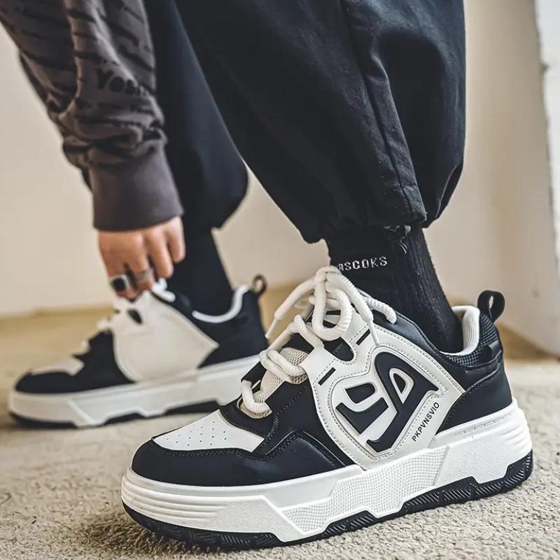 Sports Fitness Men Shoes Fashion Mixed Colors Flatform Sneakers Male Thick Sole Heighten Casual Shoe Outdoor Running Sneaker New