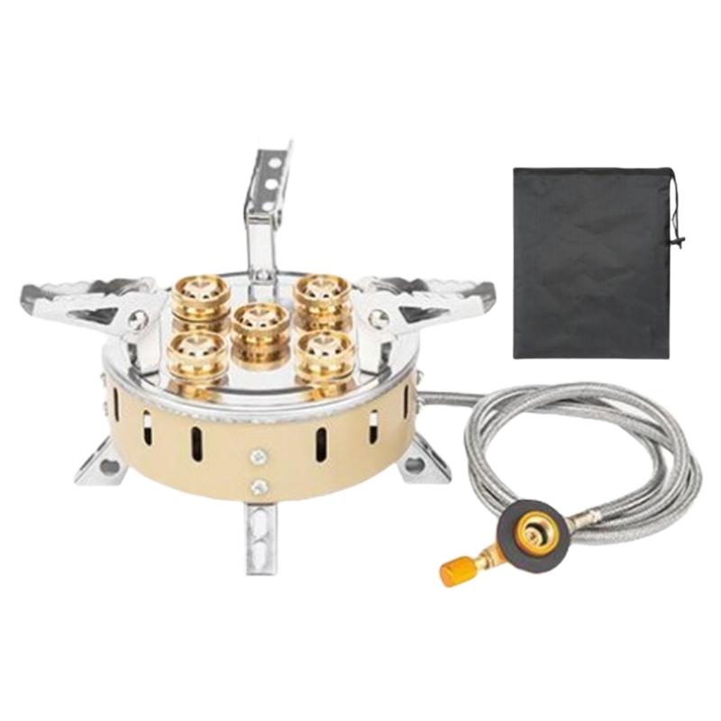 Compacts Durability Camp Stove Survival Furnaces Windproofed Hiking Field Stove for Fishing Picnics