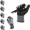 Cut Resistant Work Gloves HPPE Nitrile Coated Hands Anti Cutting Safety for Men