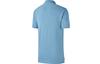 Nike Polo Shirts Men's Cerulean/White Polo Collar Moderate Straight Fit CJ4457-424