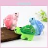 Adorable Plush Turtle Toy Stuffed Animal Soft Short Plush Green Pink Blue 10cm