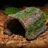 Eidechsen-Habitat-Dekoration Reptilien-Versteckhöhle, Baumstamm-Gecko Realistisch Gewölbt Natürliche Rindenstruktur Versteck Versteck für Spinnen Schildkröten Terrarium
