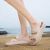 Women's Thick-Soled 4cm Platform Slippers Summer New Non-Slip Casual Beach Sandals Outdoor Indoor Comfortable Buckle Slides