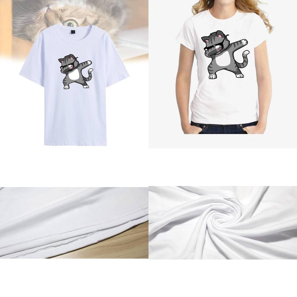 Cute And Fresh Style Unicorn Print T-shirt Cotton Short Sleeve Pullover For Women