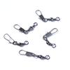 Fishing Tool Fishing Line Connector Pin Bearing Solid Rings Swivel Fishing Connector Barrel Rolling
