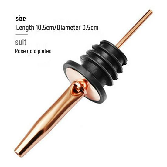 Vertedor y Tapón Universal de Acero Inoxidable para Licores para Bartending