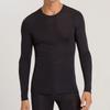 Woolen Silk Long Sleeve Underwear  Anthracite 73402 