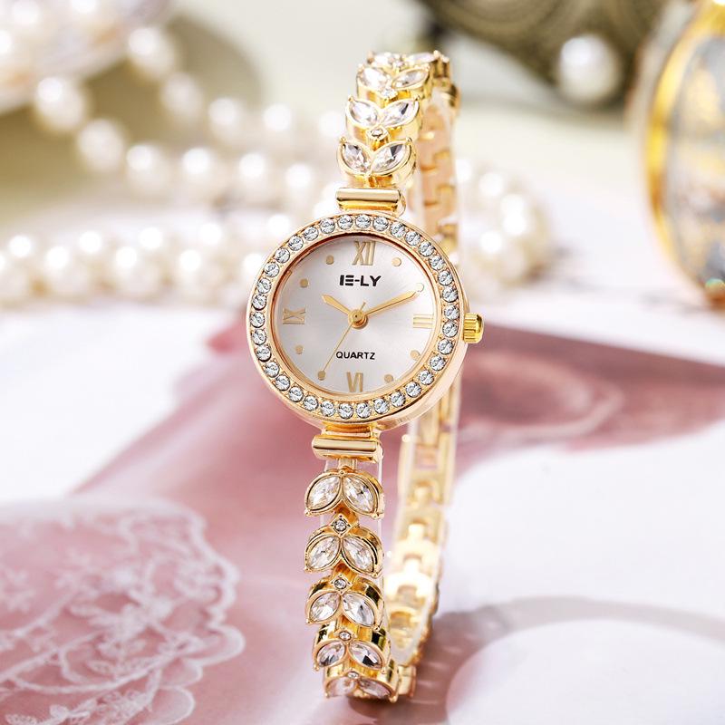 Nieuw Zeemeermin Mode Dames Horloge met Diamanten: Exclusieve Niche Stijl voor Studenten en Feesten