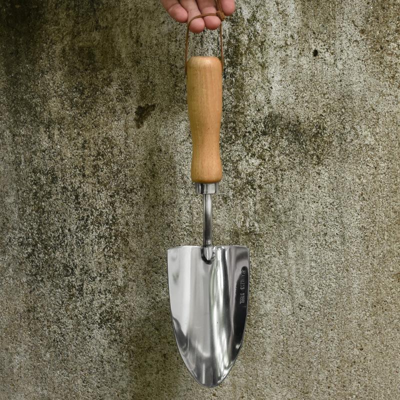 1Pc Stainless Steel Shovel Small Planting Flowers Succulent Planting Shovel Shovel Gardening Tool Set Can Be Used for Gardening