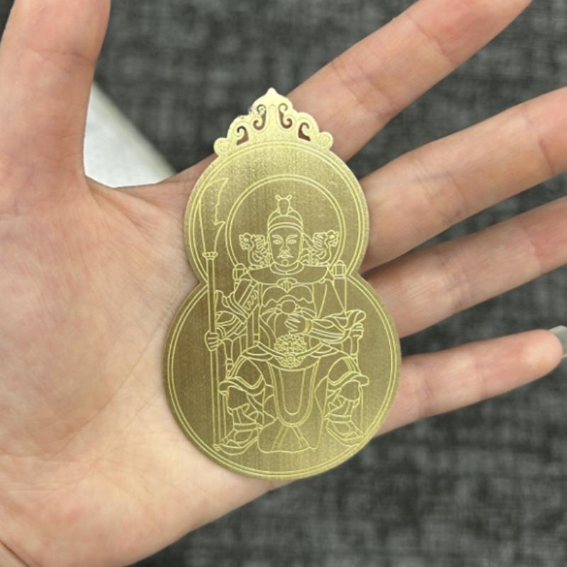 2026 Tai Sui Amulet Card Feng Shui Prayer Gold Card Exorcism Protection Buddha Gift Amulet Safe Bring In Wealth And Treasure