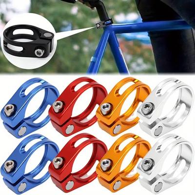 1 Stück Fahrrad-Sattelstützklemme 31,8/mm12,5mm Sitzrohrklemme MTB Fahrrad Sitzrohrklemme Fahrradteile Fahrradsattel Sattelklemme