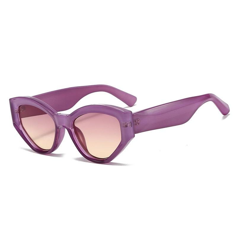 

Vintage Luxury Gradient Cat Eye Women Sunglasses Leopard Print Small Thick Frame Uv400 Men Eyewear as picture