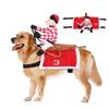 Halloween Dog Riding Costume Equestrian Outfit Realistic Furry Legs For Large Dog Cosplay Costume