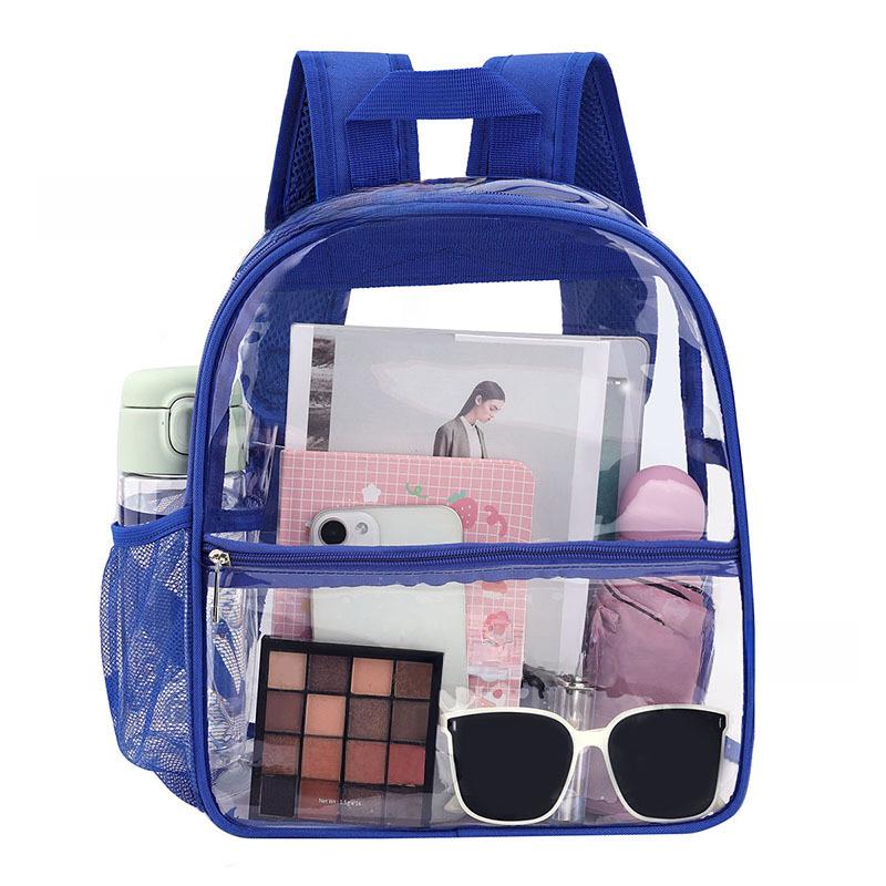 Unisex Transparent PVC Backpack: Large Capacity, Stylish, Sports & School Use