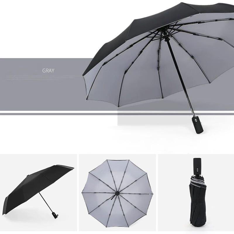 Foldable Double Sun and Rain Umbrella