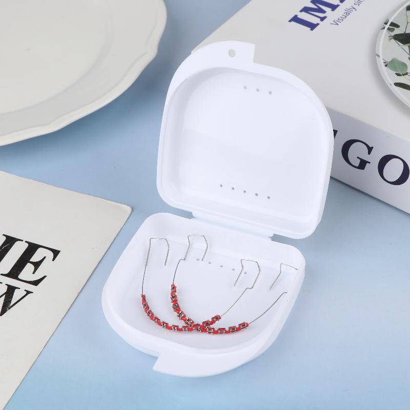 1 Paar Dentalzubehör Orthodontische Ligatur-Gummis Mit Box Bunte Zahnspangen-Dekoration Zahnmedizin Falsche Brackets Temporär