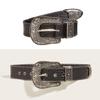 Cyber-punk Woman Belts with Adjustable Buckle Light Luxury All-match Waistband