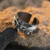 Traditional Art Themed Openable Rings Flexible Band For Women Men Enduring Jewelry Suitable Daily Wear