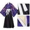 Costume Cos Ghost Slayer Blade Winding One Sword Ghost Black Death Mou Cosplay Costume Men's Suit Jikuni Iwakatsu
