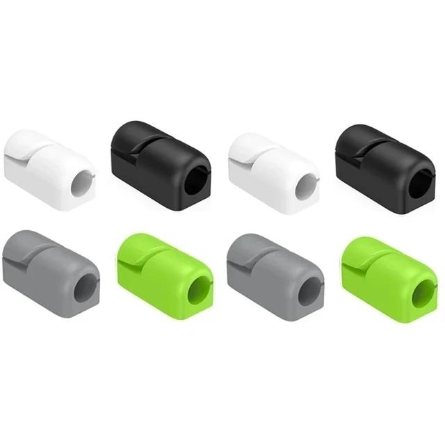 Cable Organizer Management Wire Holder Flexible USB Cable Winder Tidy Silicone Clips For Mouse Keyboard Earphone Protector