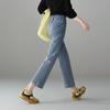 SOFSIL 2026 Spring Women's Retro Flare Cropped Jeans