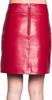 RED Women's Skirt Genuine Soft Lambskin Party New Handmade Stylish Club Casual