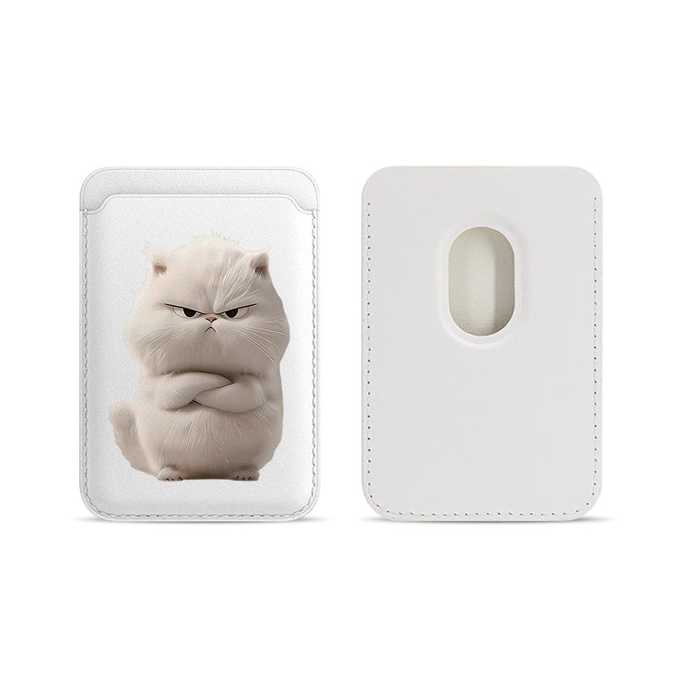 Garfield Cat Cute Card Wallet Cover Phone Card Holder For Magnetic Case Suitable For all iPhone for Magsafe Card phone Back Bag