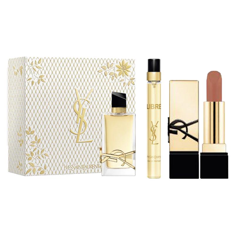 SAINT LAURENT 2024 Christmas Limited Edition  Liberty Eau De Toilette  Box Perfume Sets Eau De Parfum Lavender Orange Gentle