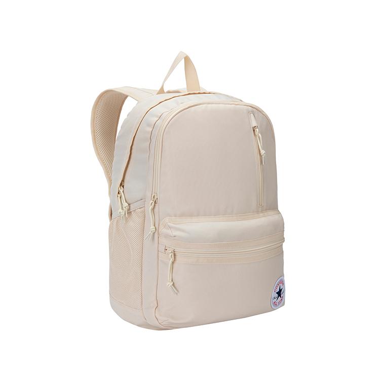 New Converse Polyester Backpack Medium Size Cream CV2513026PS-005