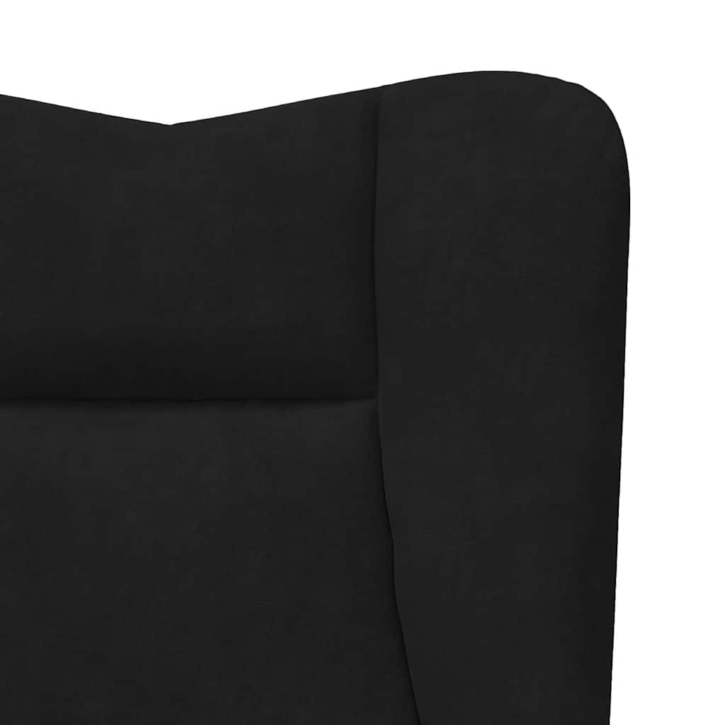 Armchair Black 63 X 67 X 94 Cm Velvet
