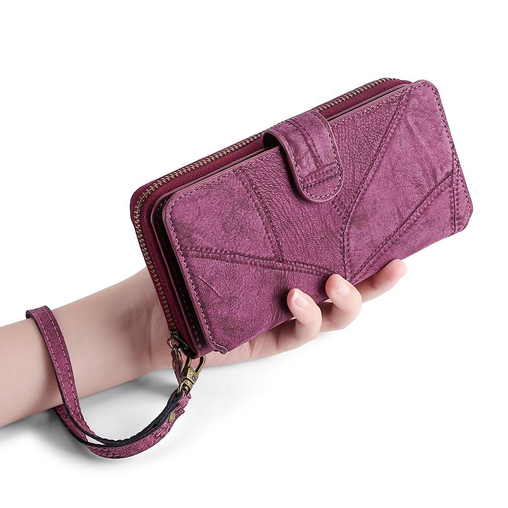 

Detachable Wallet Leather Case For iPhone 16 Pro Max 17 Air 15 14 Plus 13 Pro 12 Mini 11 Magnetic Card Bag Phone Cover+Lanyard For iPhone17 червоний