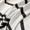 Black Lines Chenille Sofa Cover Cloth Sofa Blanket Cover Full Cover Universal Couch Towel Cover Dust Proof Sofa Cushion Cover