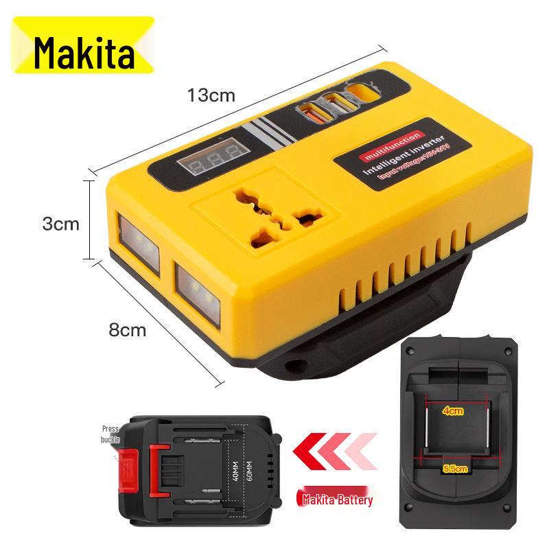 Lithium Tool Battery Inverter: AC220V, DC5V/12V for Outdoor Use