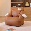 Built-in Side Storage Pouch Soft Sofa Chair Ergonomic Curved Backrest Lazy Sofa  Daily Leisure Seat