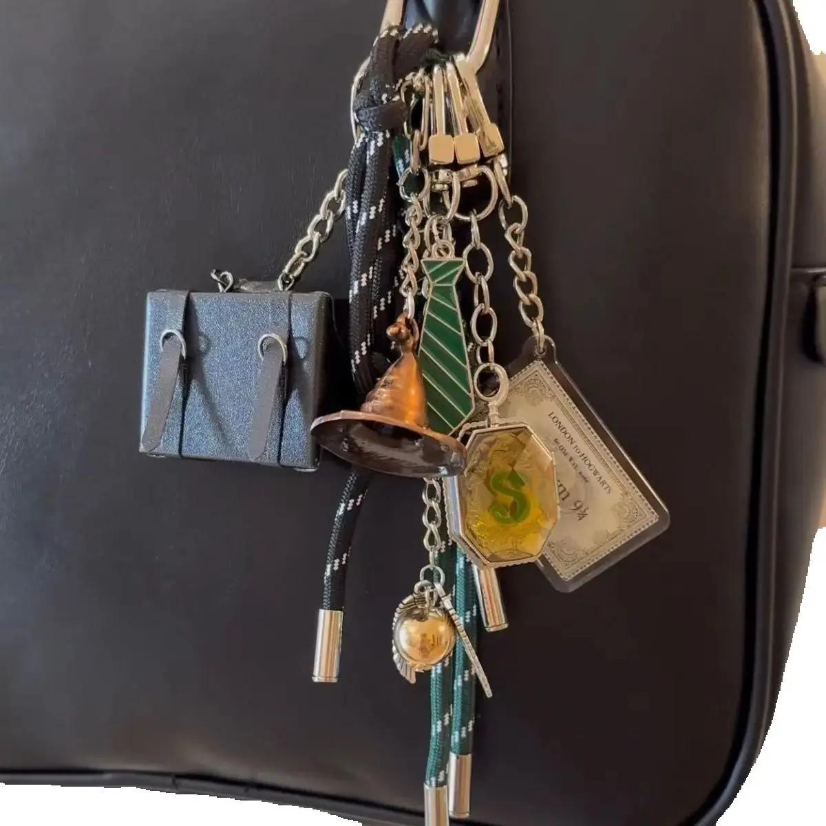 DIY ручной брелок для рюкзака Брелок в стиле Магической Академии Плетеная веревка Многоэлементное украшение для сумки