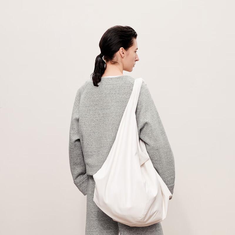 Less 2024 Autumn Cropped Loose-fit Crew Neck Pullover Sweatshirt