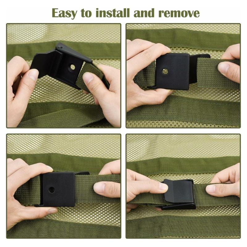 Adjustable Tree Stand Seat Replacement Treestand Seat with Adjustable Strap Detachable Tree Fixed Seat Accessories