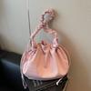 Kord Umhängetasche für Damen im koreanischen Stil: Handtasche mit großem Fassungsvermögen, lässig, für Reisen und Einkaufen