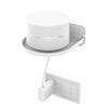 Universal Wall Mount ABS Shelf Built In Cable Storage Rack Easy Adhesive Installation for Smart Speakers And Devices