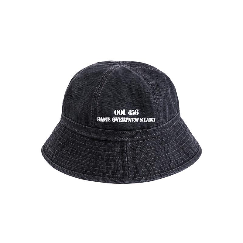 MRA Men's Japanese Stone-Washed Distressed Fisherman Hat for Large Heads - Enhances Face Slimness, Sun Protective Bucket Hat