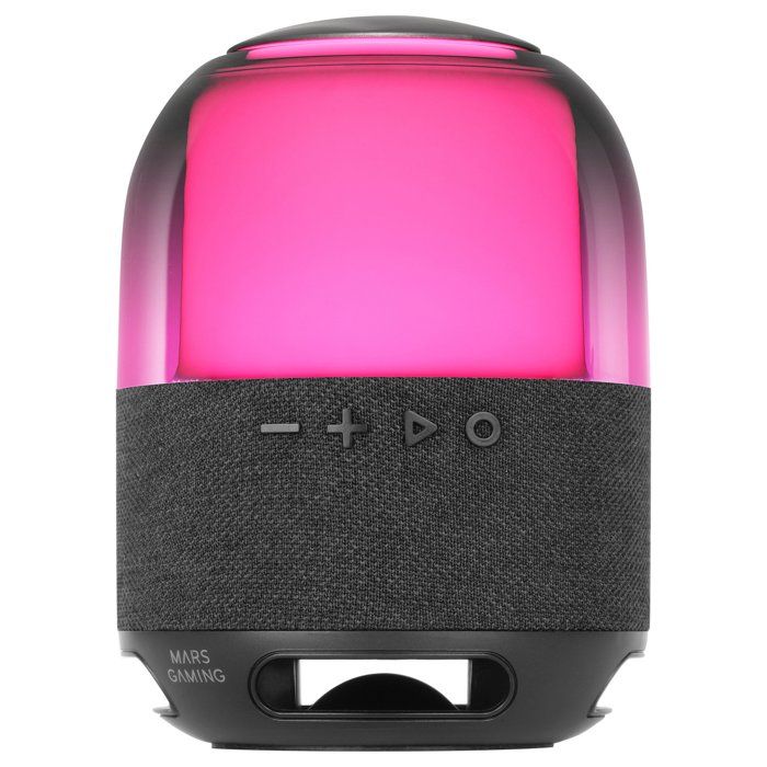 Enceinte bluetooth portable - mars gaming - ms-flow - 15w deepbass - rgb orbilight 360° - bluetooth 5.3